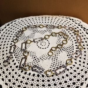 EUC metal belt large 42"